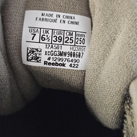 Reebok Classic Leather Army Green Running Sneakers -Men's Size 7 Without Box - Picture 9 of 9